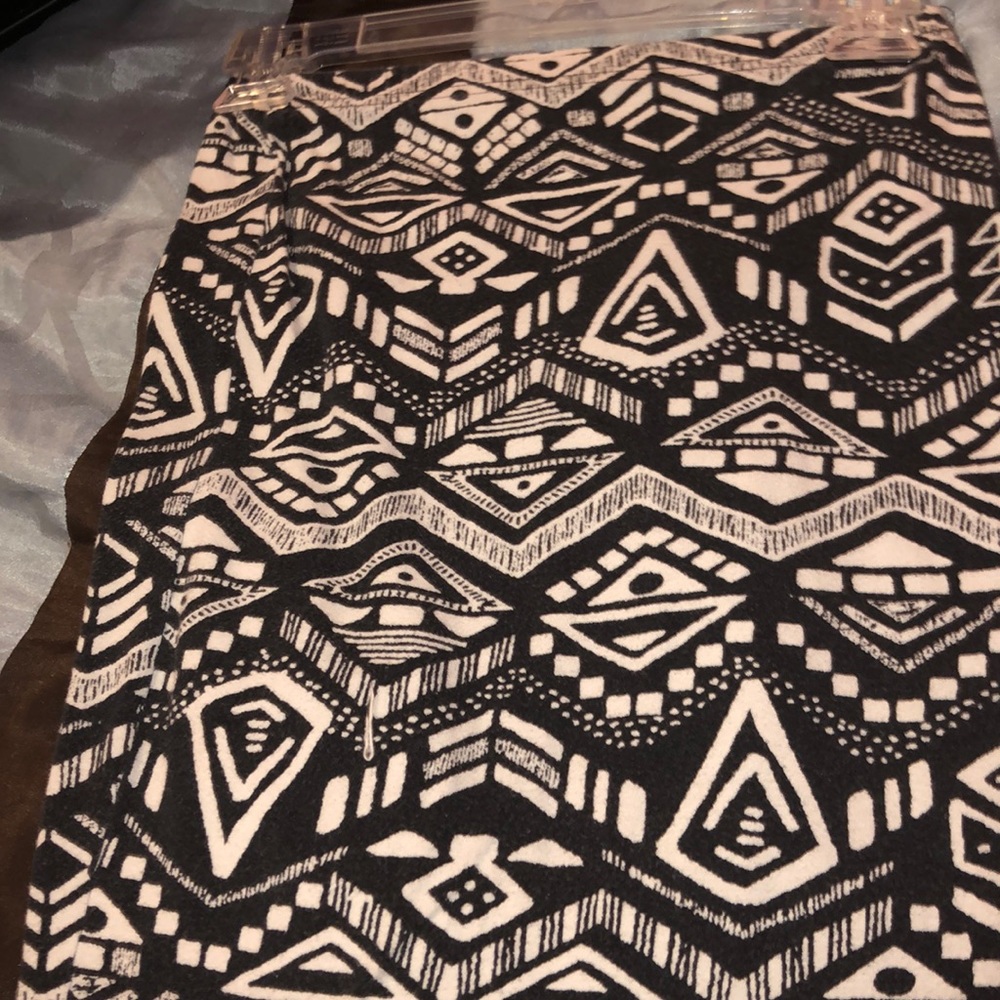 Aztec Pattern bodycon skirt